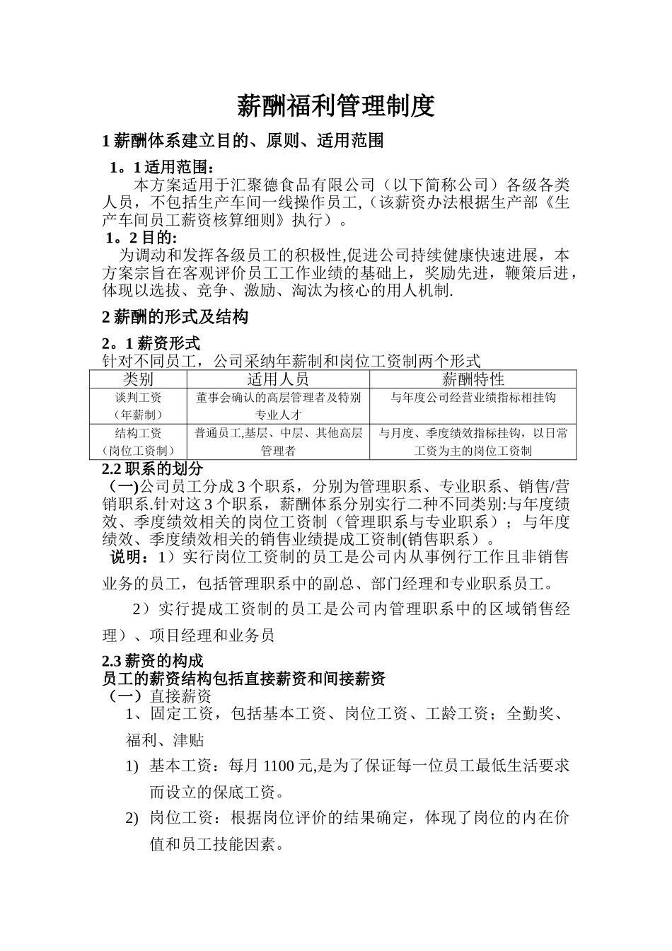 中小公司薪资方案_第1页