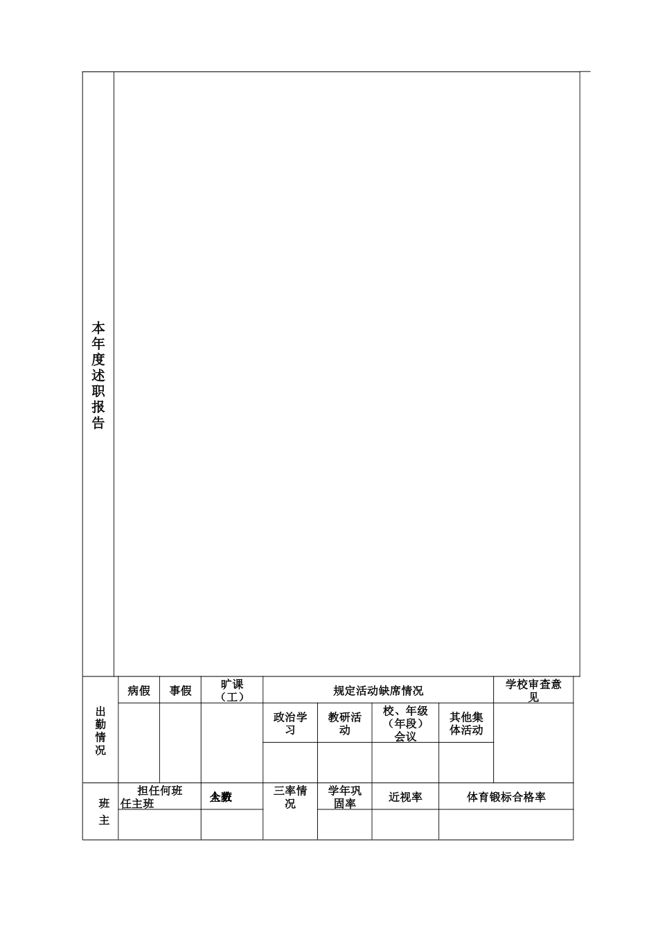 中小学教师年度考核表_第2页