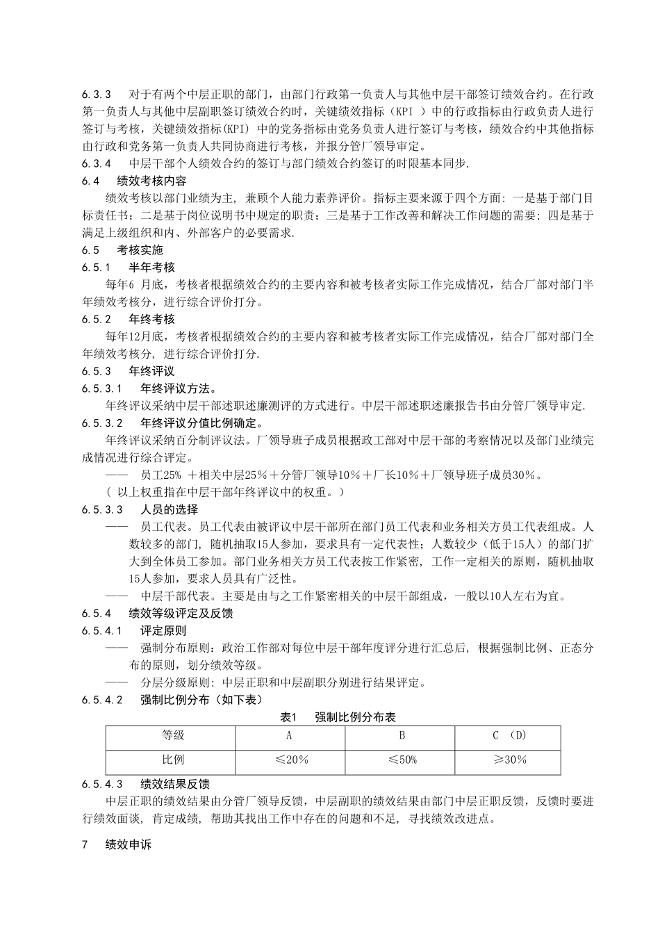 中层干部绩效考核办法_第2页