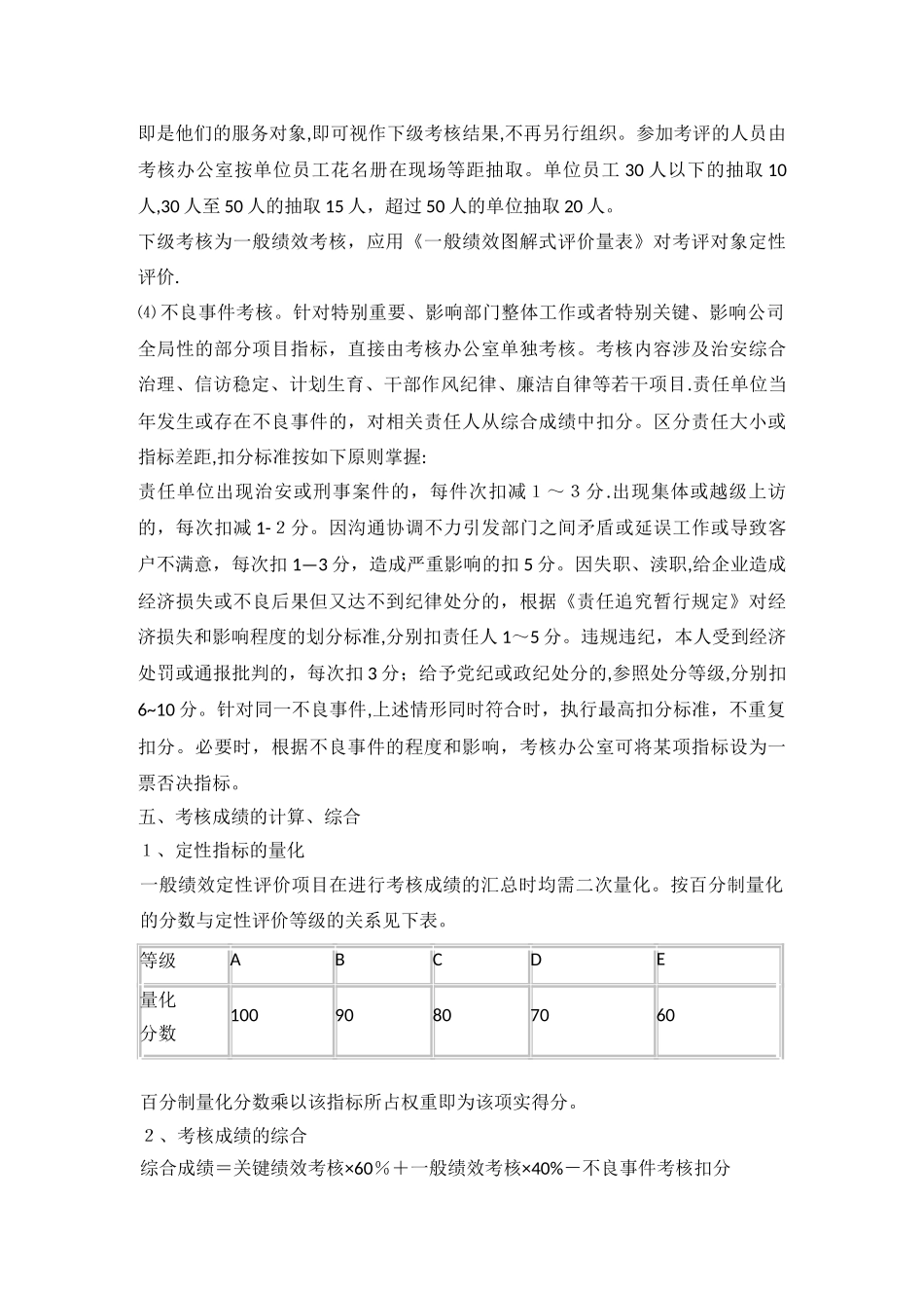 中层领导干部绩效考核办法_第3页