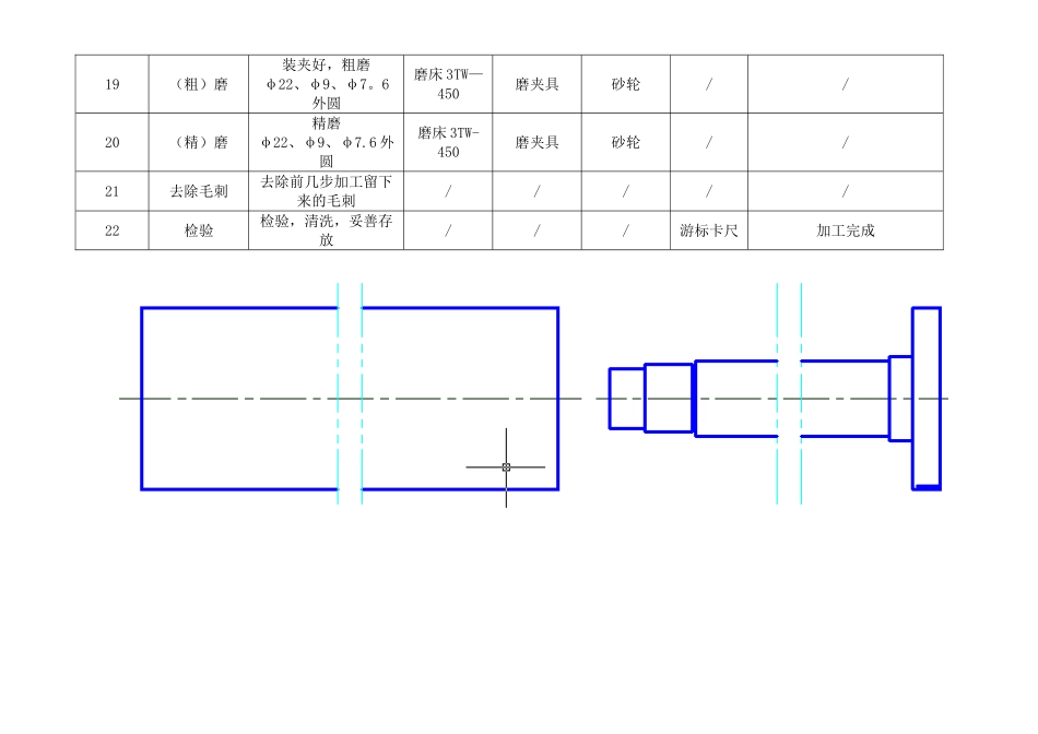 中心空心轴工艺过程卡片_第3页