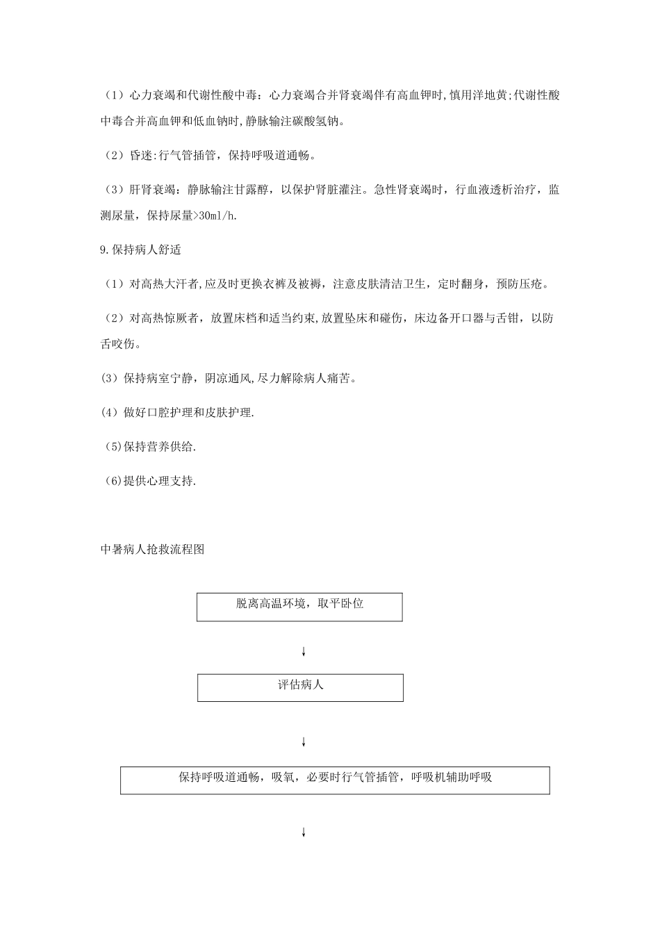 中暑抢救护理预案与流程_第2页