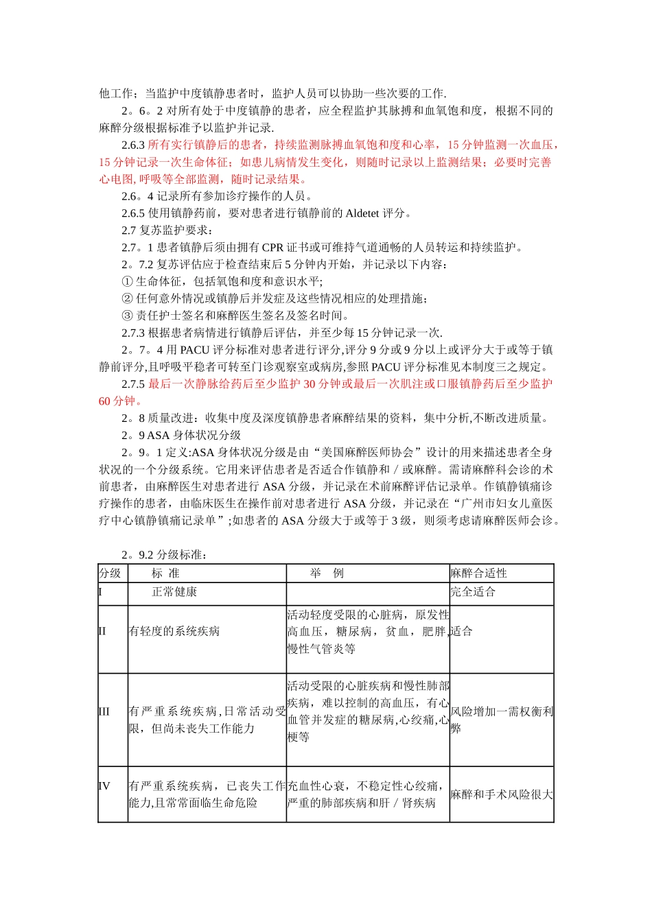 中深度镇静管理规程_第2页