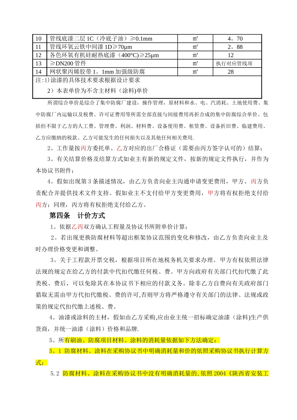 中煤集中防腐协议书_第3页