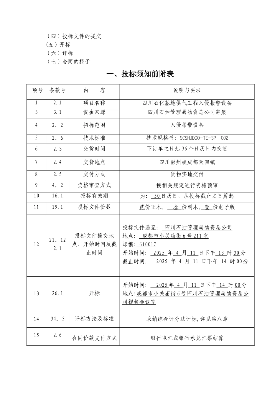 中石油招标文件模板_第2页