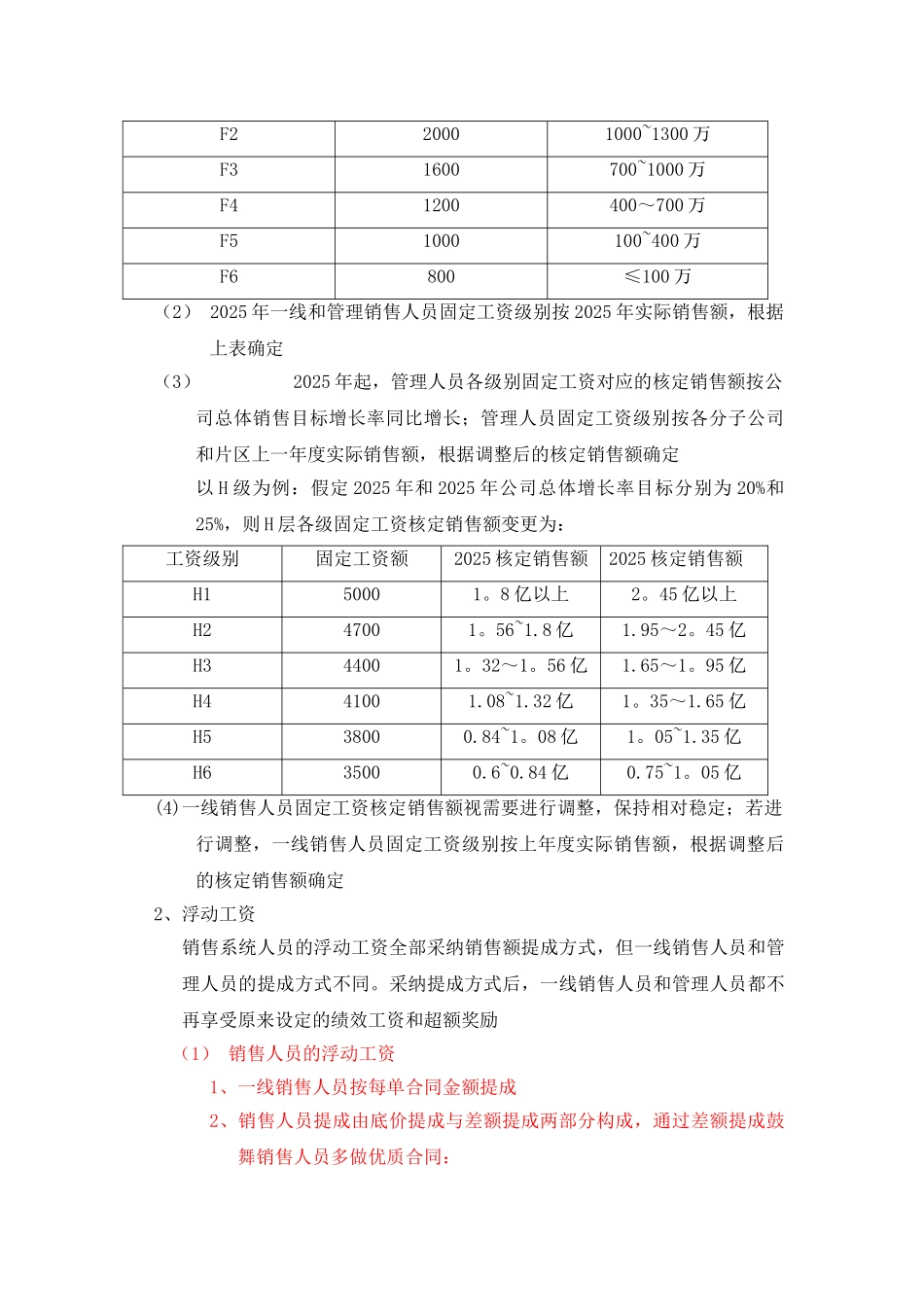 中联重科营销系统薪酬激励方案OK_第3页