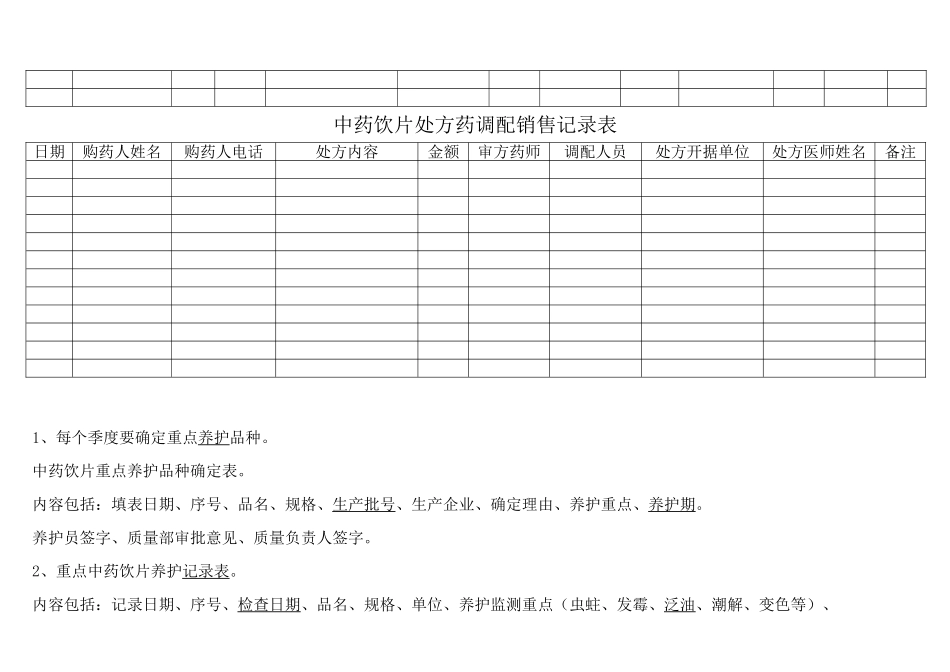 中药饮片养护检查记录_第3页