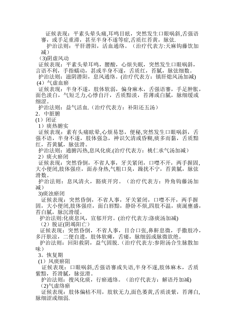 中风中医辨证论治_第2页