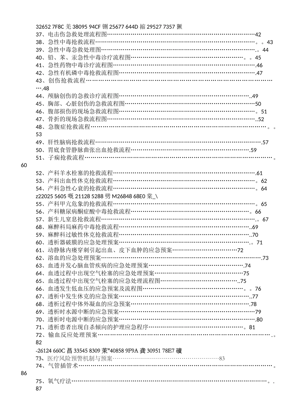 临床各科室急救流程图_第2页