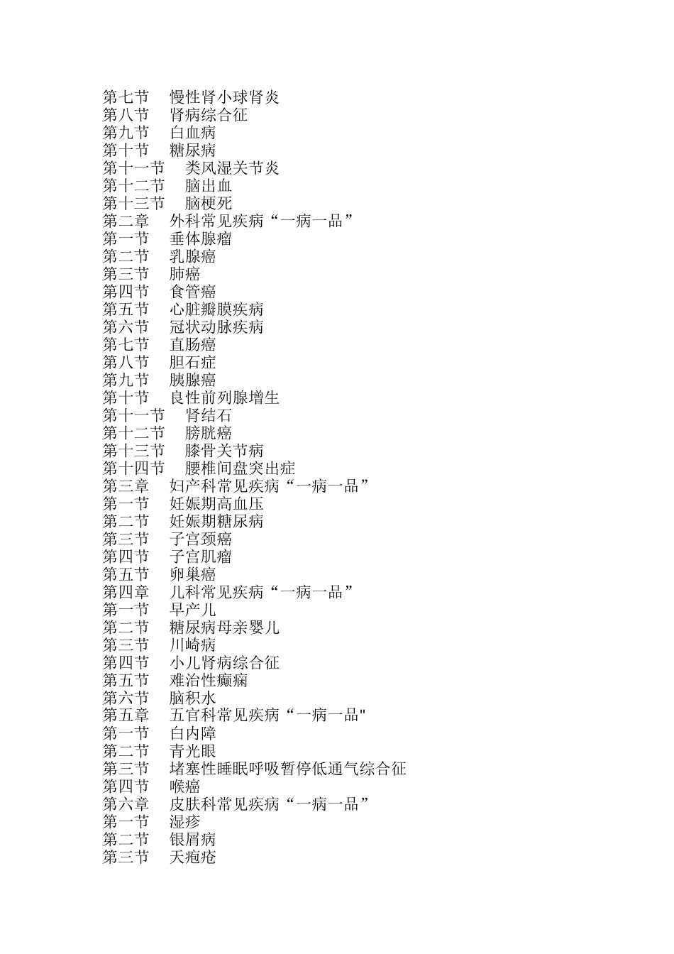 临床常见疾病“一病一品”专科护理_第3页