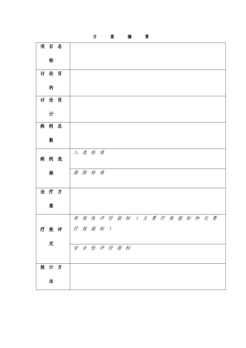 临床研究方案模板_第2页
