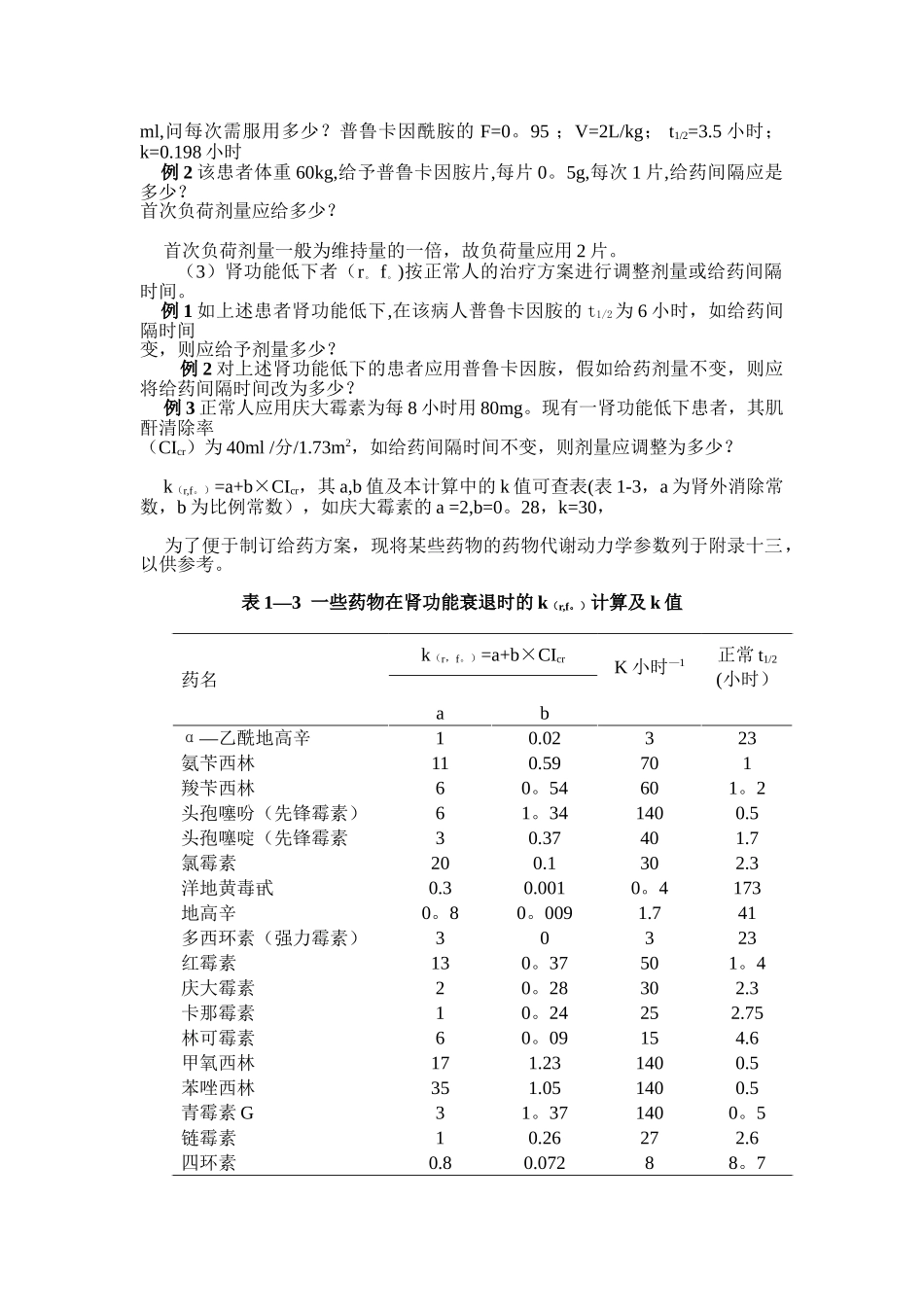 临床给药方案的计算_第2页
