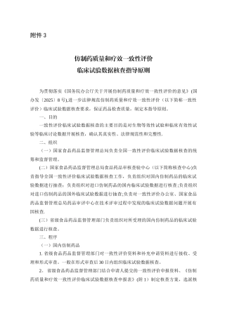 临床试验数据核查指导原则