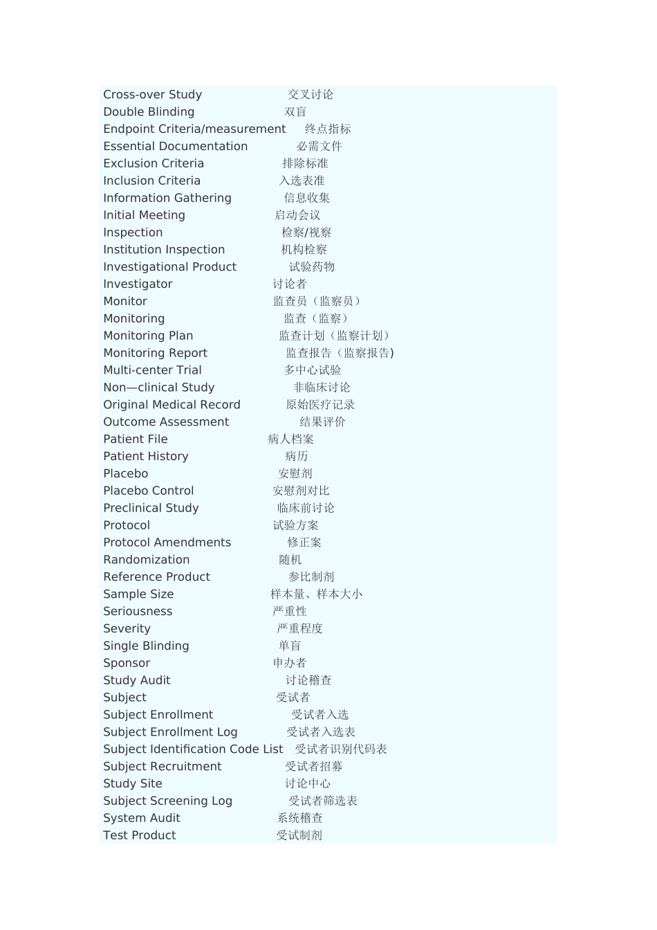 临床试验常用的英文缩写69254_第3页