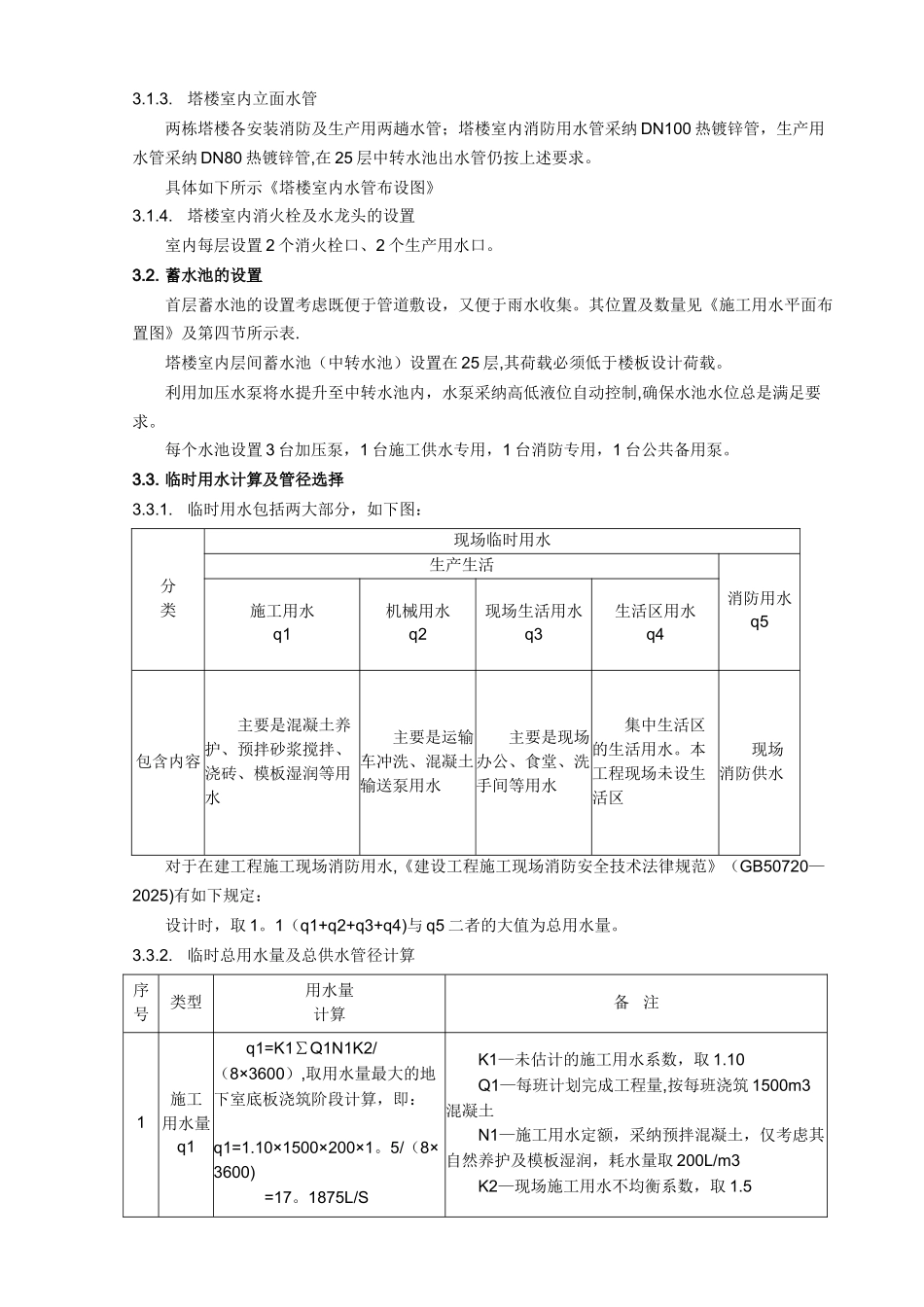 临时用水施工方案78998_第3页