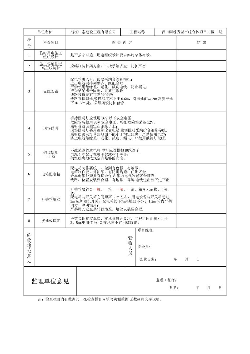 临时用电检查记录表90007_第2页