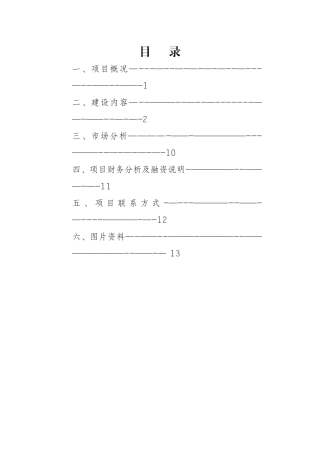 临澧县宋玉城项目建议书
