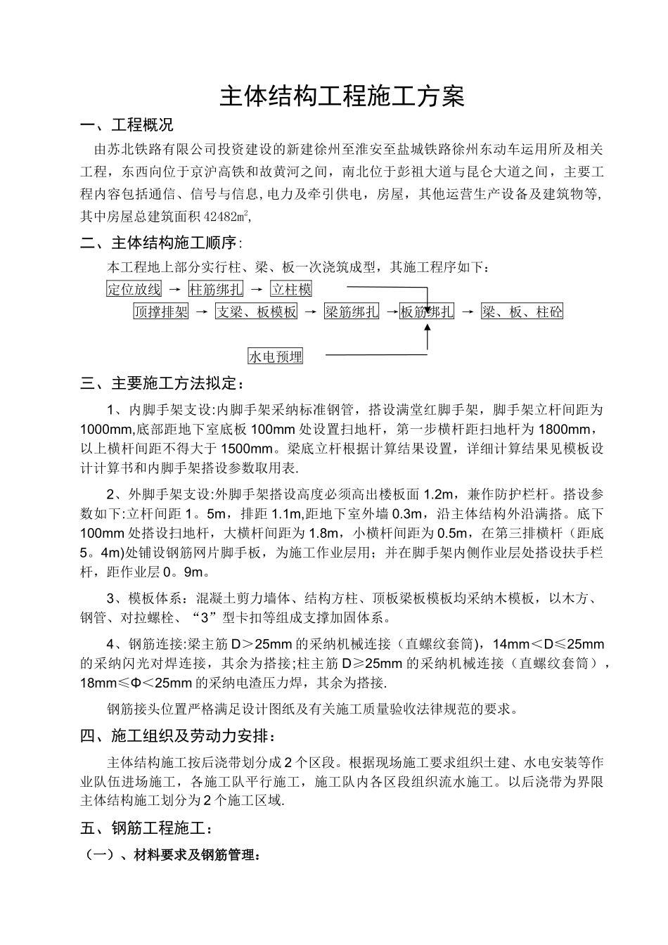主体结构工程施工方案06316_第1页