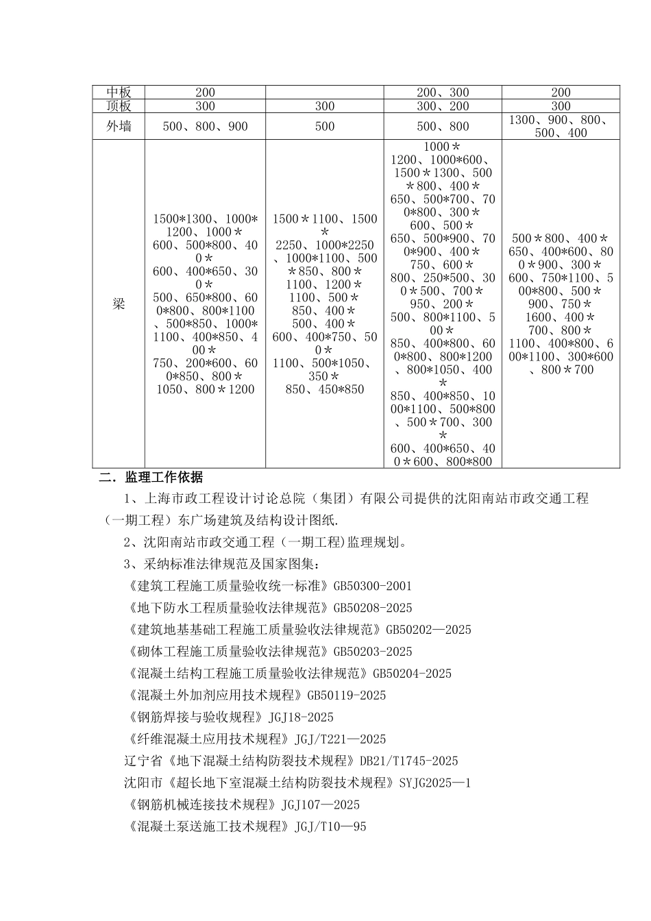 主体结构施工监理细则_第2页