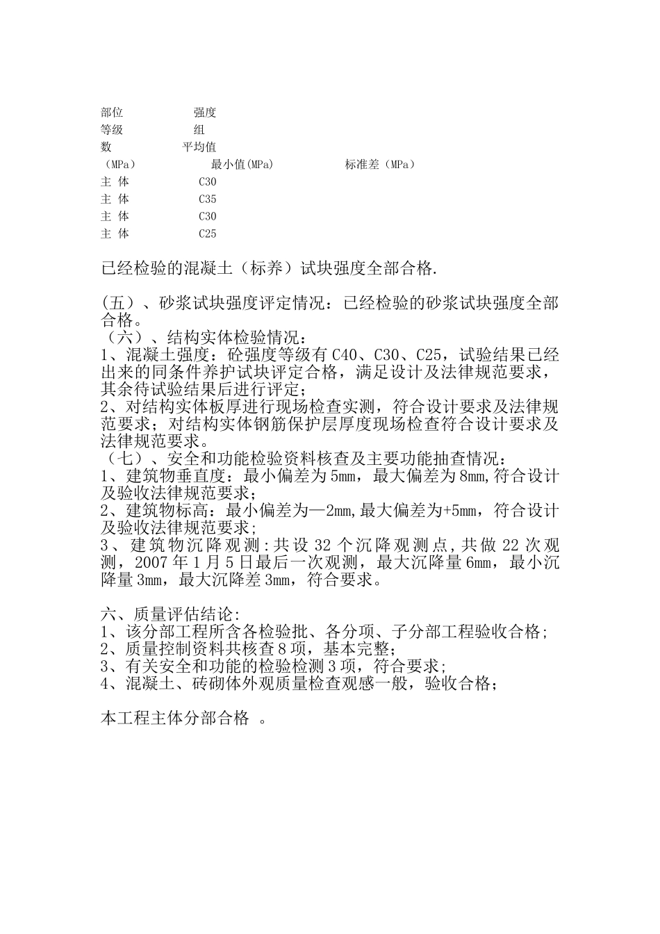 主体结构质量评估报告19621_第3页