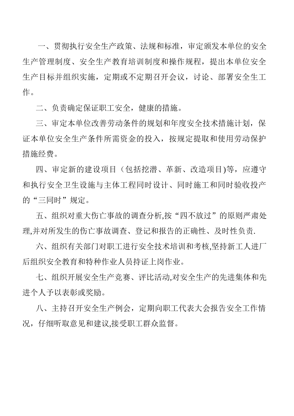 主要负责人安全生产责任制_第2页