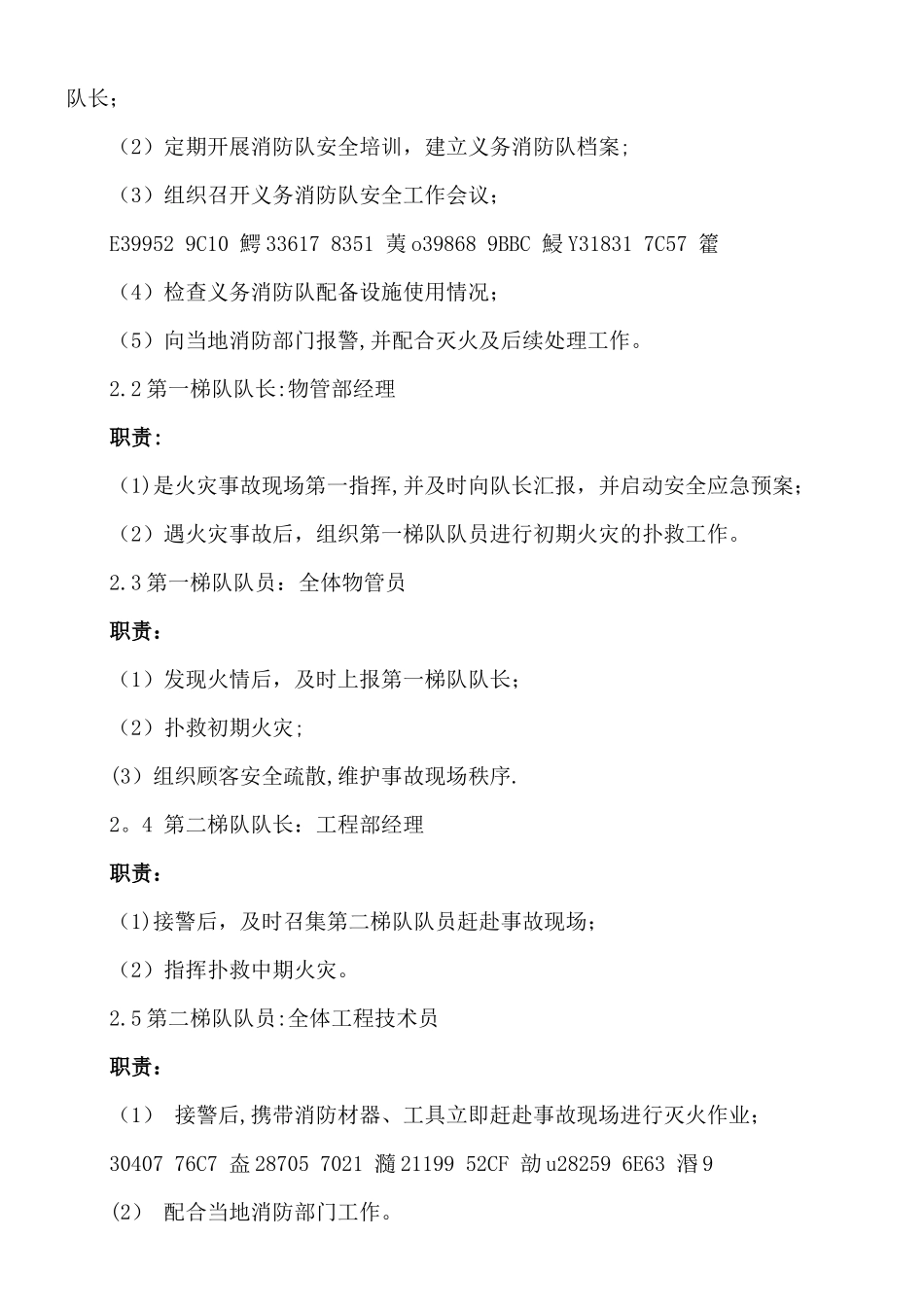 义务消防队组织架构及岗位职责_第2页