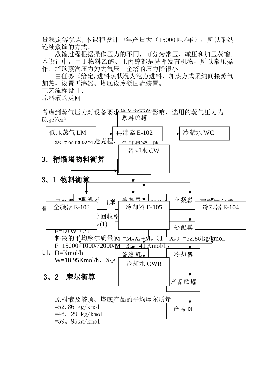 乙醇-正丙醇精馏塔设计说明书_第3页
