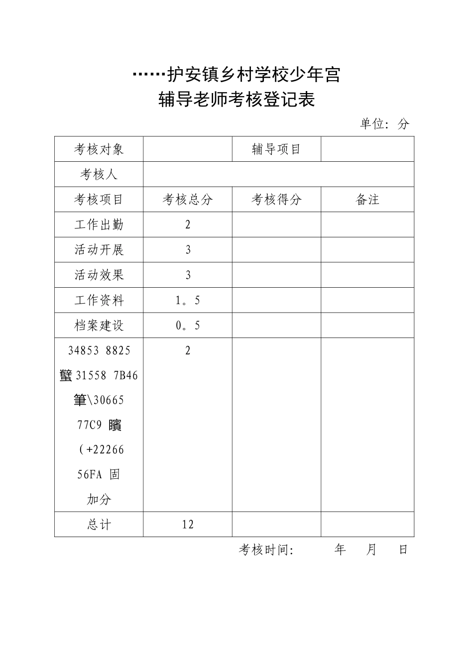 乡村学校少年宫辅导员考核细则_第3页