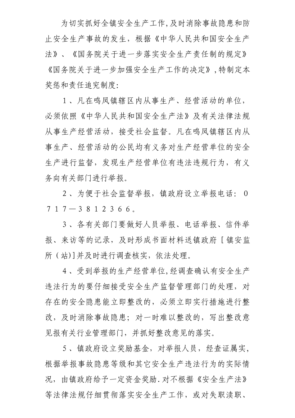 乡镇安全生产管理制度_第2页