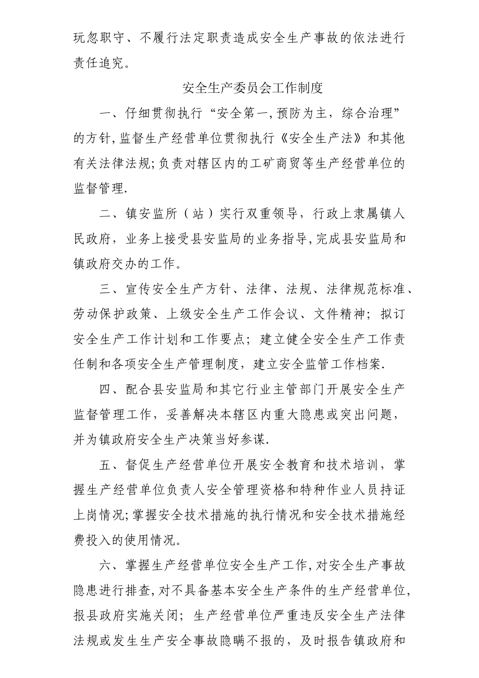 乡镇安全生产管理制度_第3页