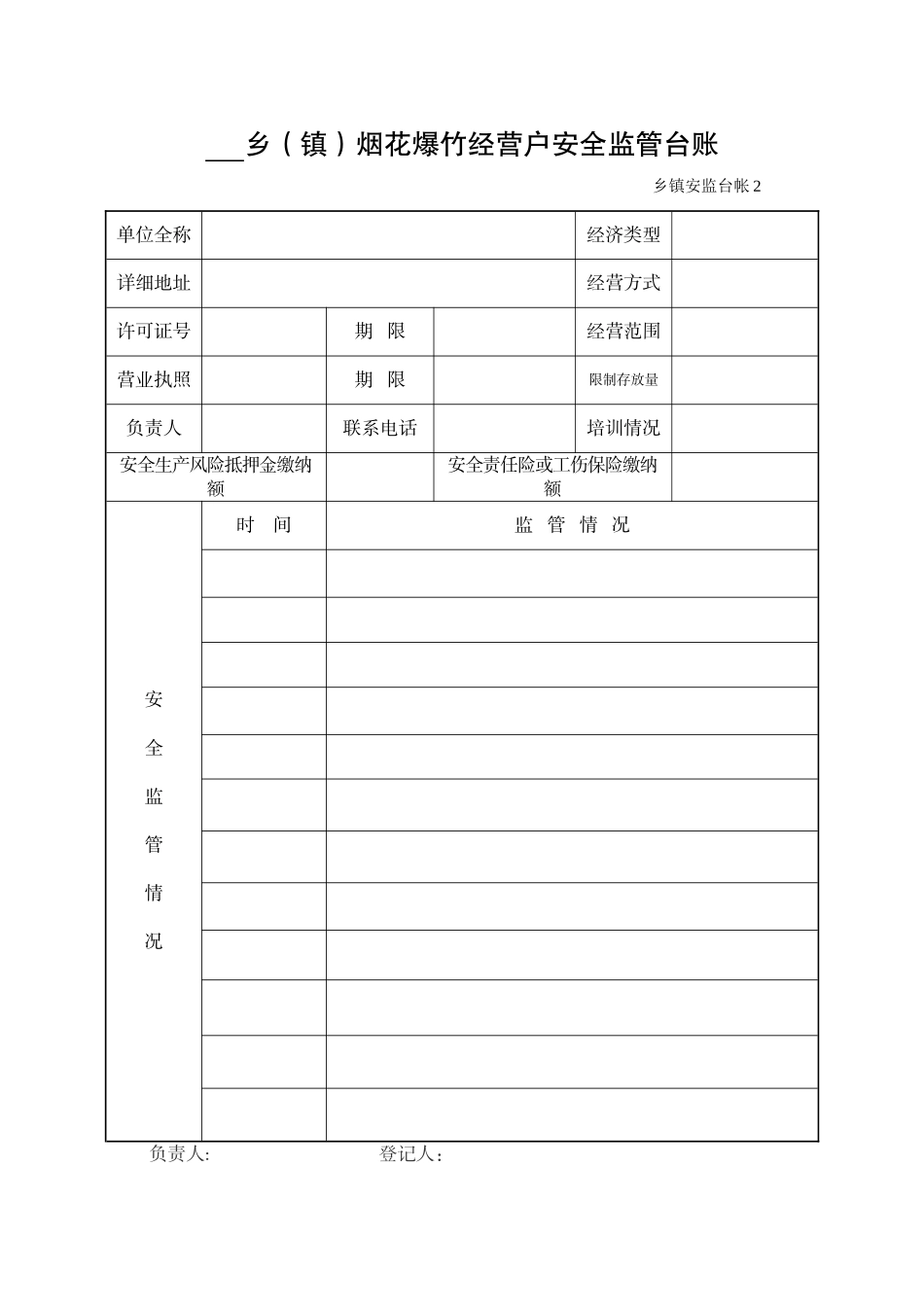 乡镇安全生产管理台账_第2页