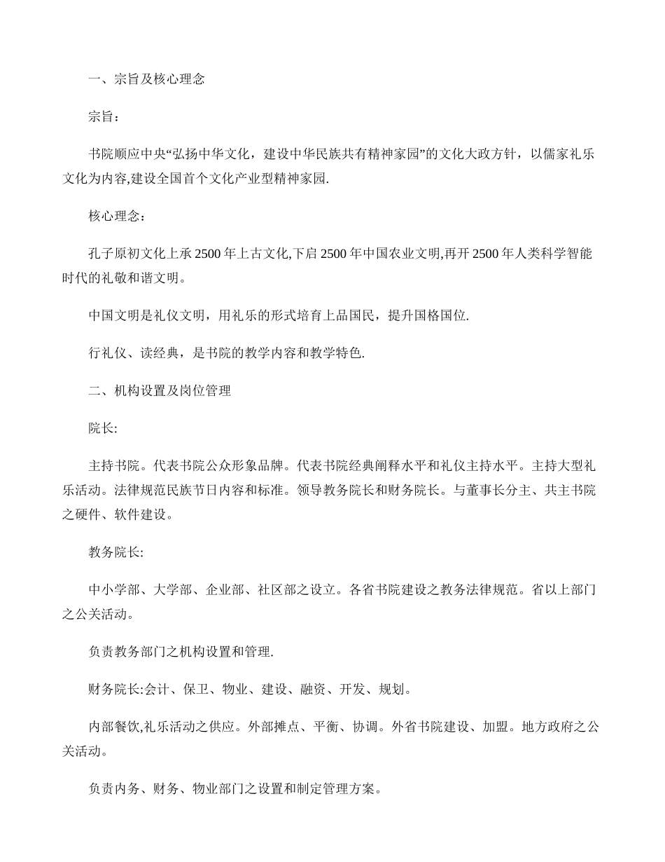 书院运营方案剖析_第1页