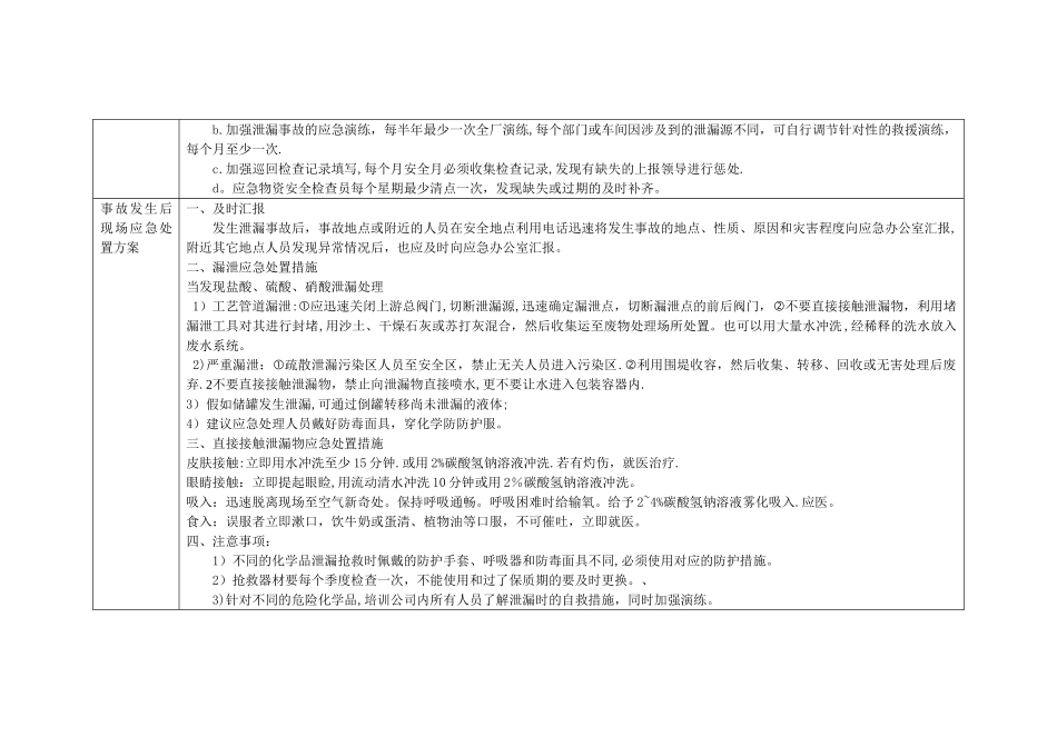 事故现场处置方案卡_第2页