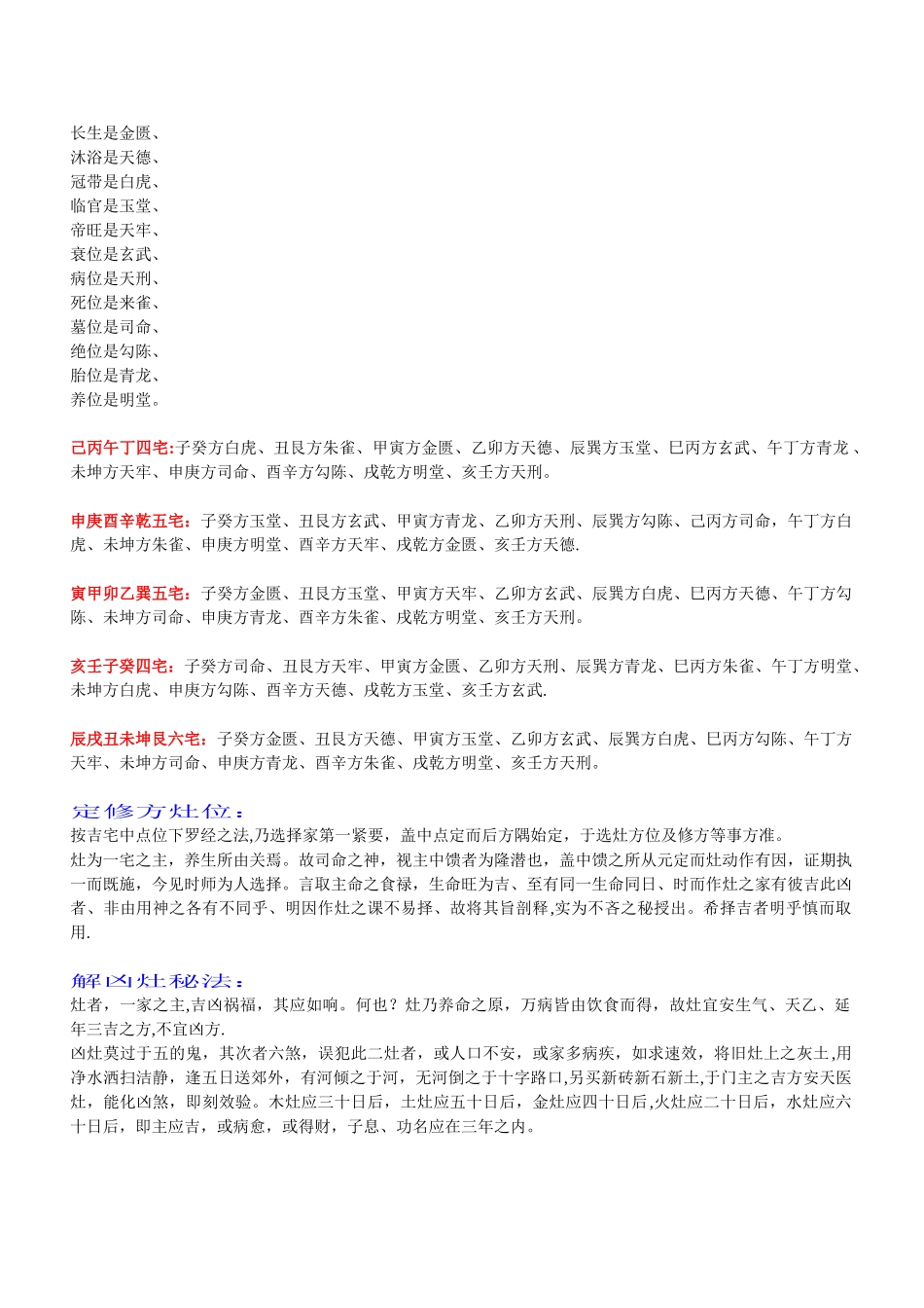 二十四山安灶吉凶图_第2页