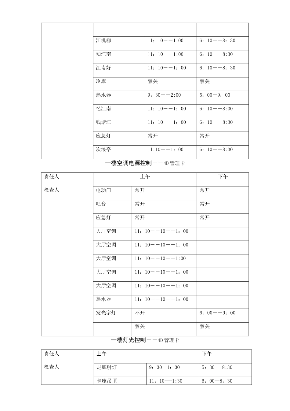 二楼大厅灯光控制--4D管理卡_第3页