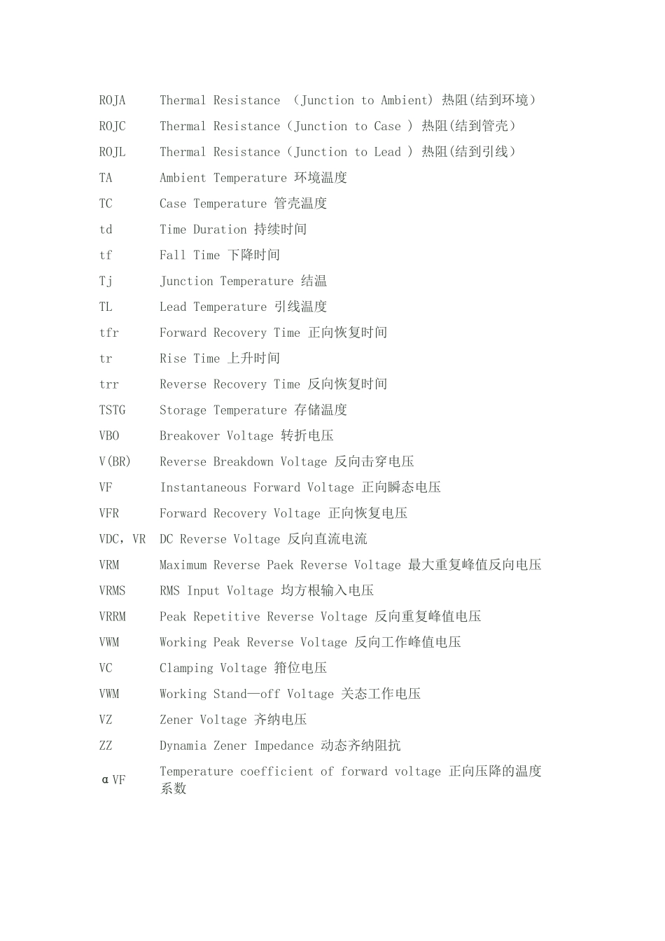 二极管参数说明_第3页