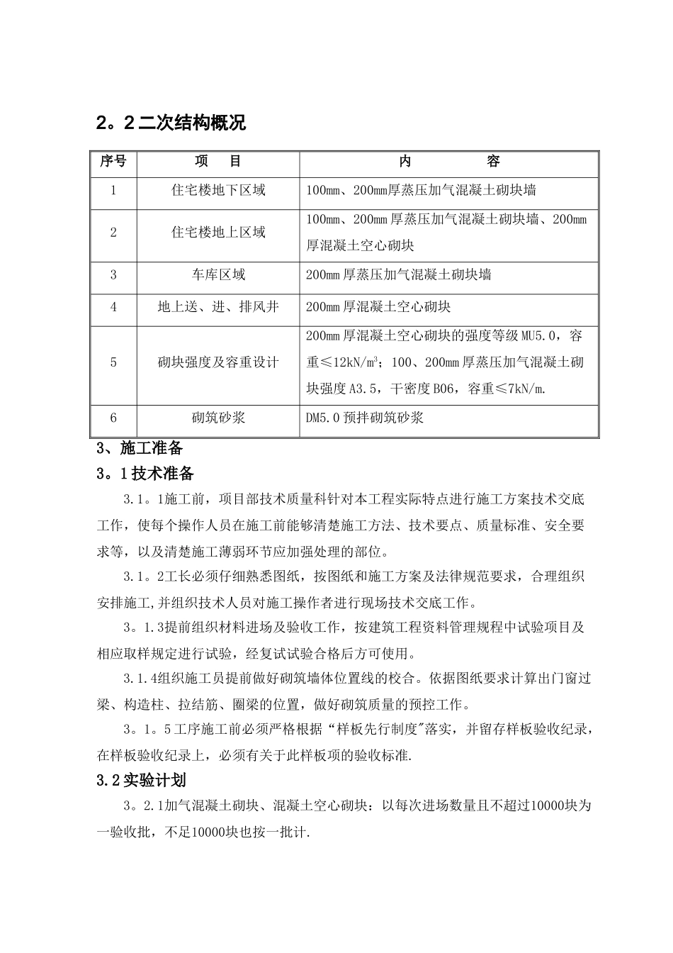 二次结构施工方案45274_第3页