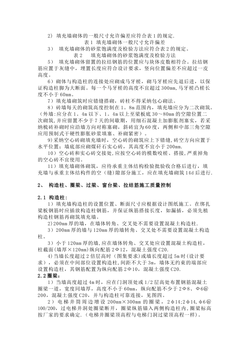 二次结构施工质量控制要点_第2页