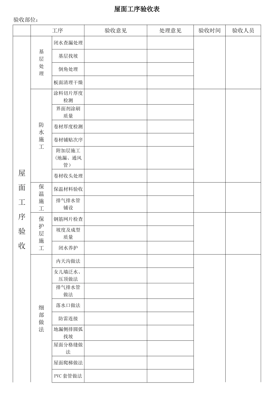 二次结构验收表格_第1页