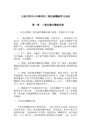 二氧化碳爆破学习总结
