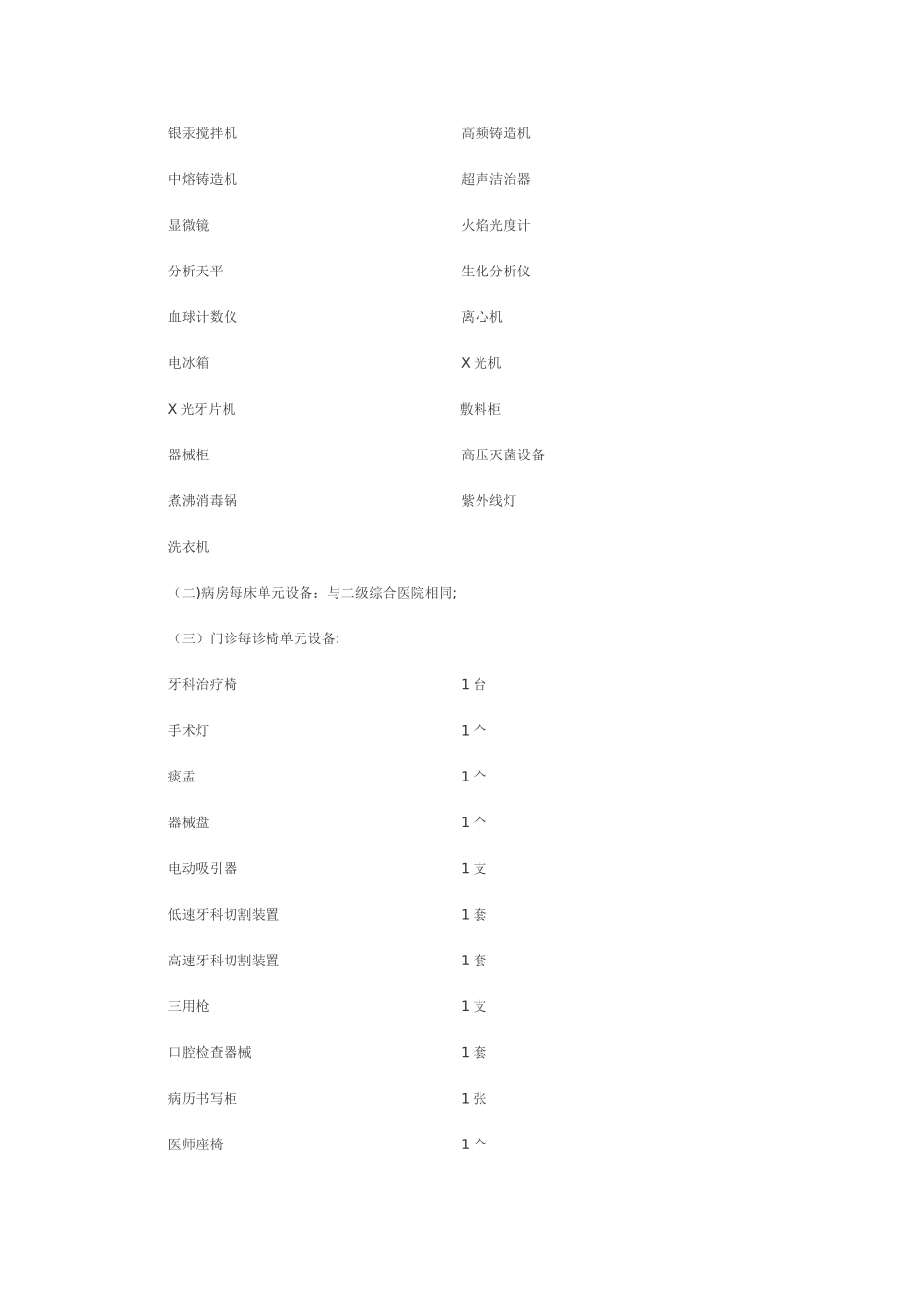 二级口腔医院基本标准_第2页