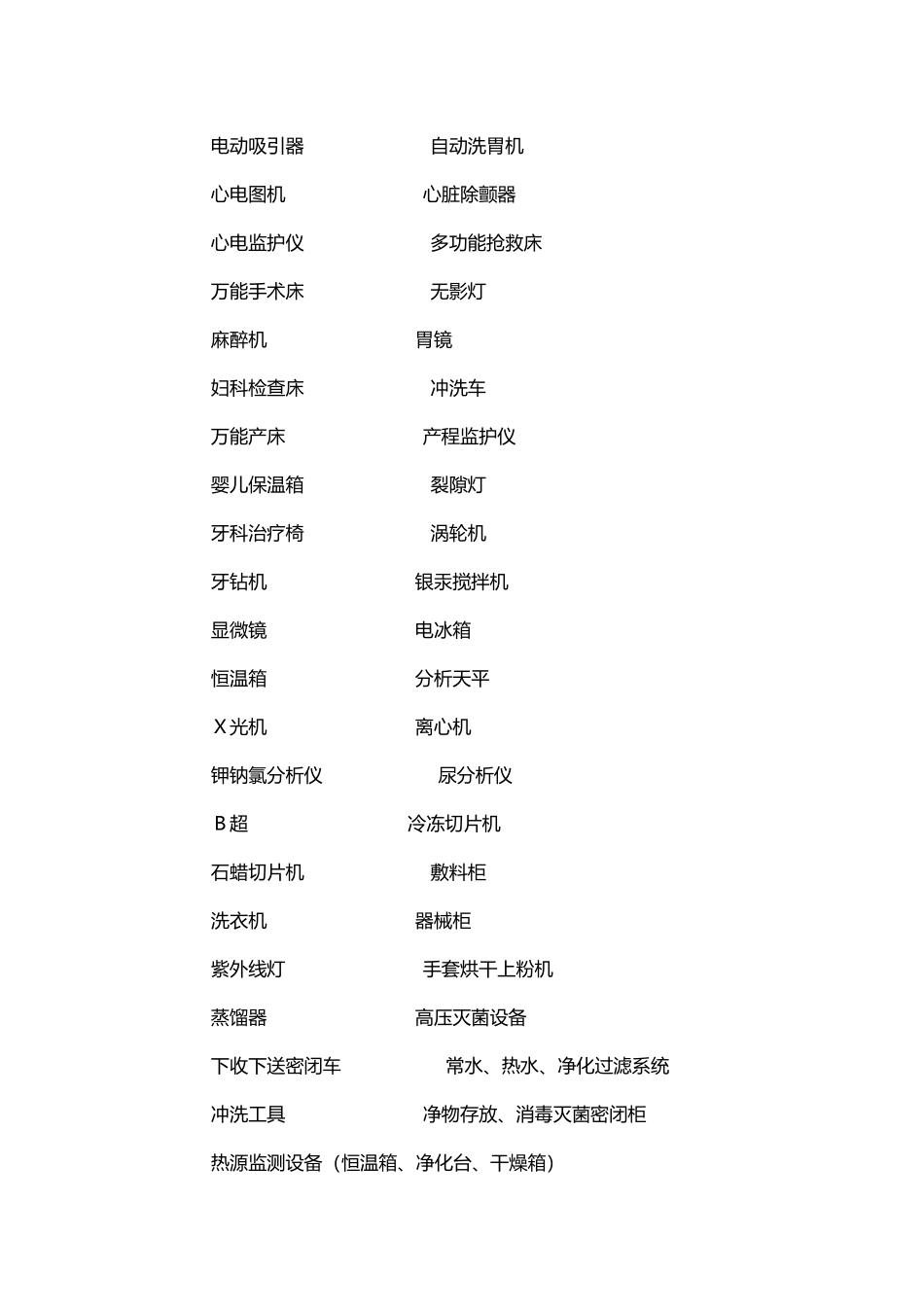 二级综合医院设置标准_第2页