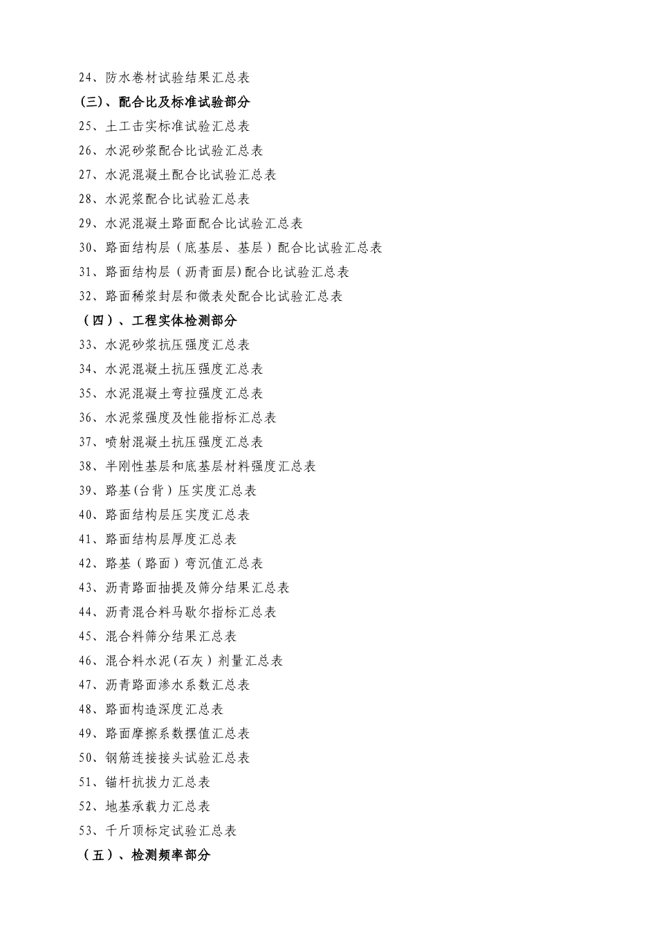 云南省公路工程竣工文件表格---复制_第2页