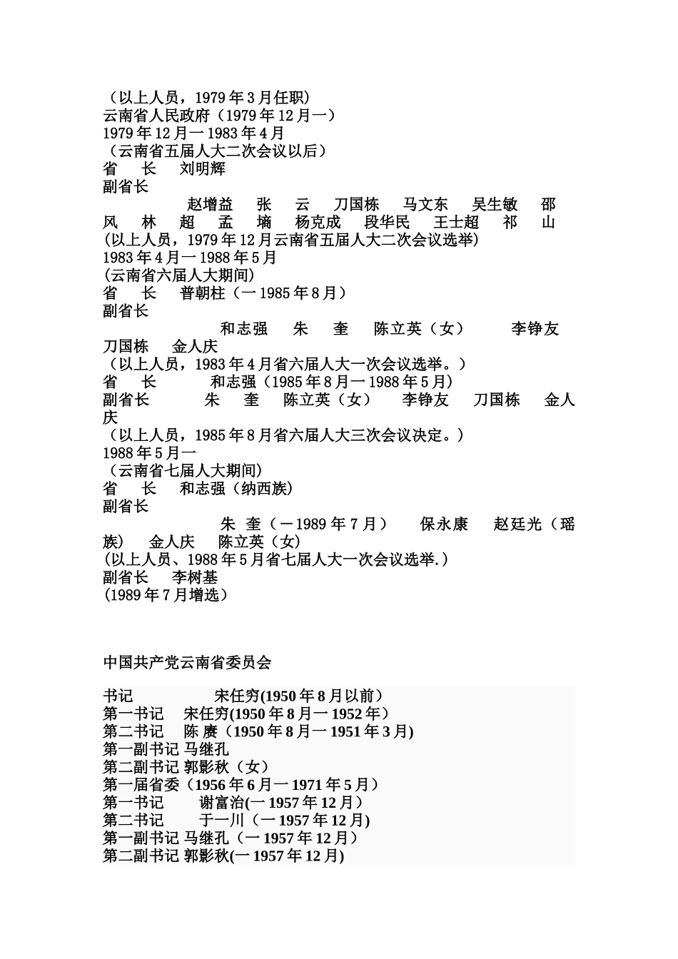 云南省历任领导_第3页