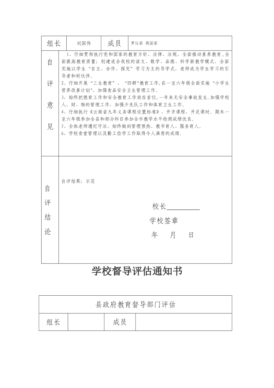 云南省现代教育学校督导评估申报材料_第2页