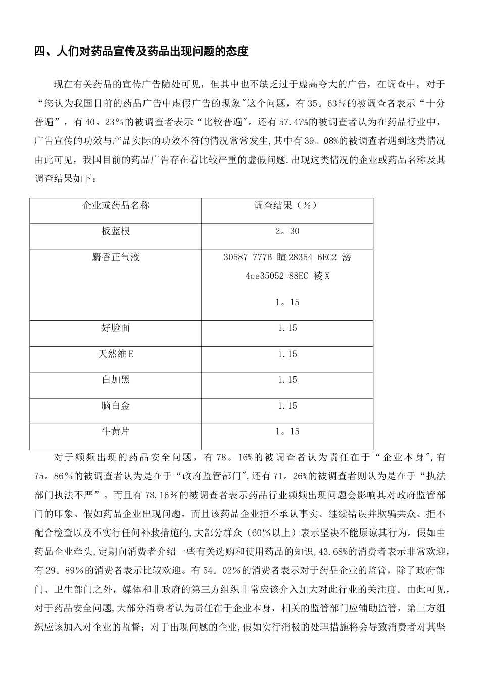 云南药品市场调查报告_第3页