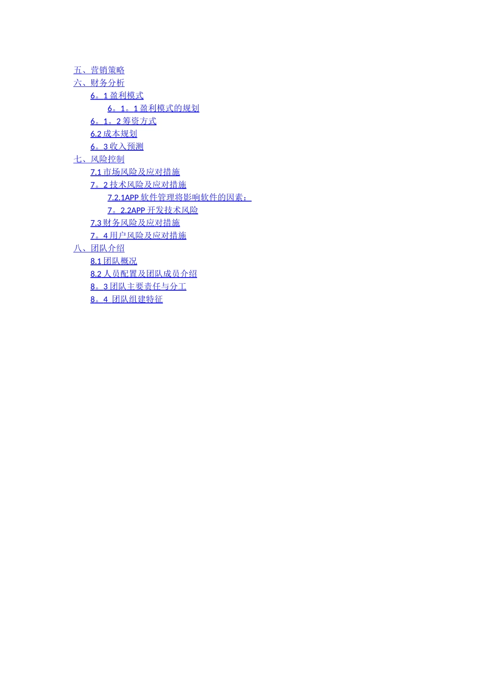 互联网+项目计划书_第2页