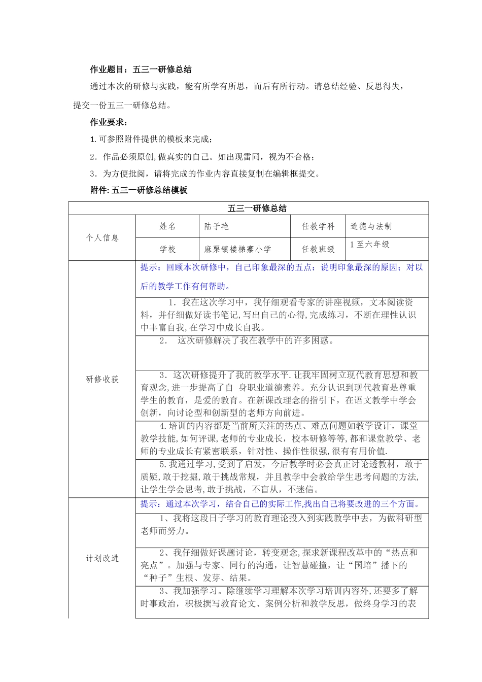 五三一研修总结_第1页