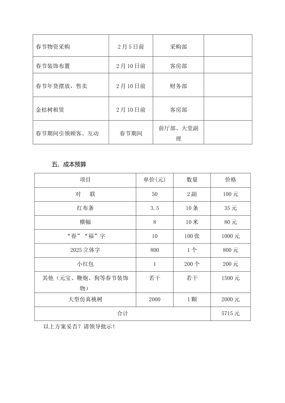 五星级酒店春节布置方案2025_第2页