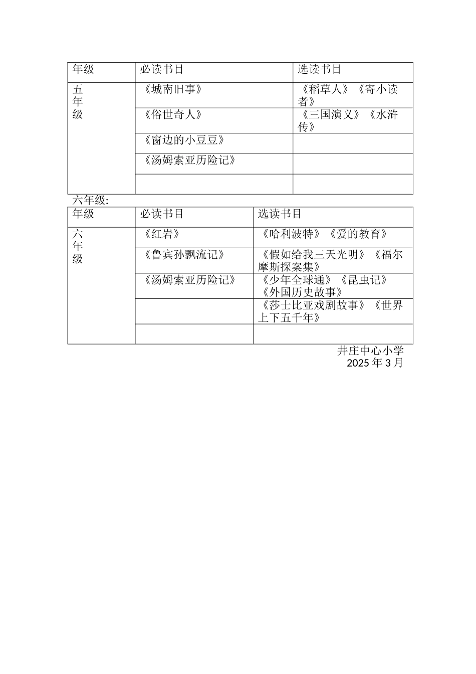 井庄小学“读书银行”活动方案_第3页